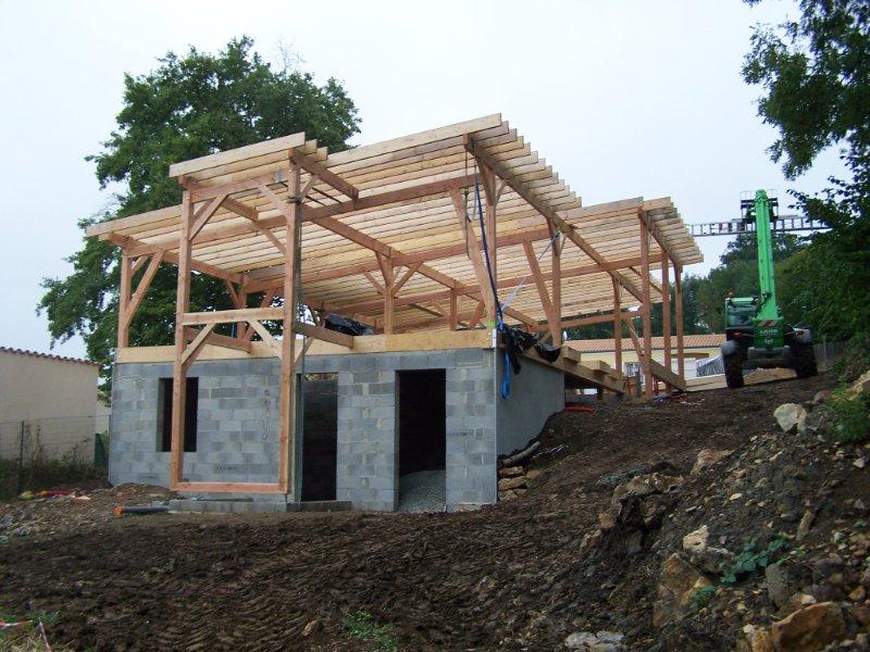 Toiture plate à Melle (79)